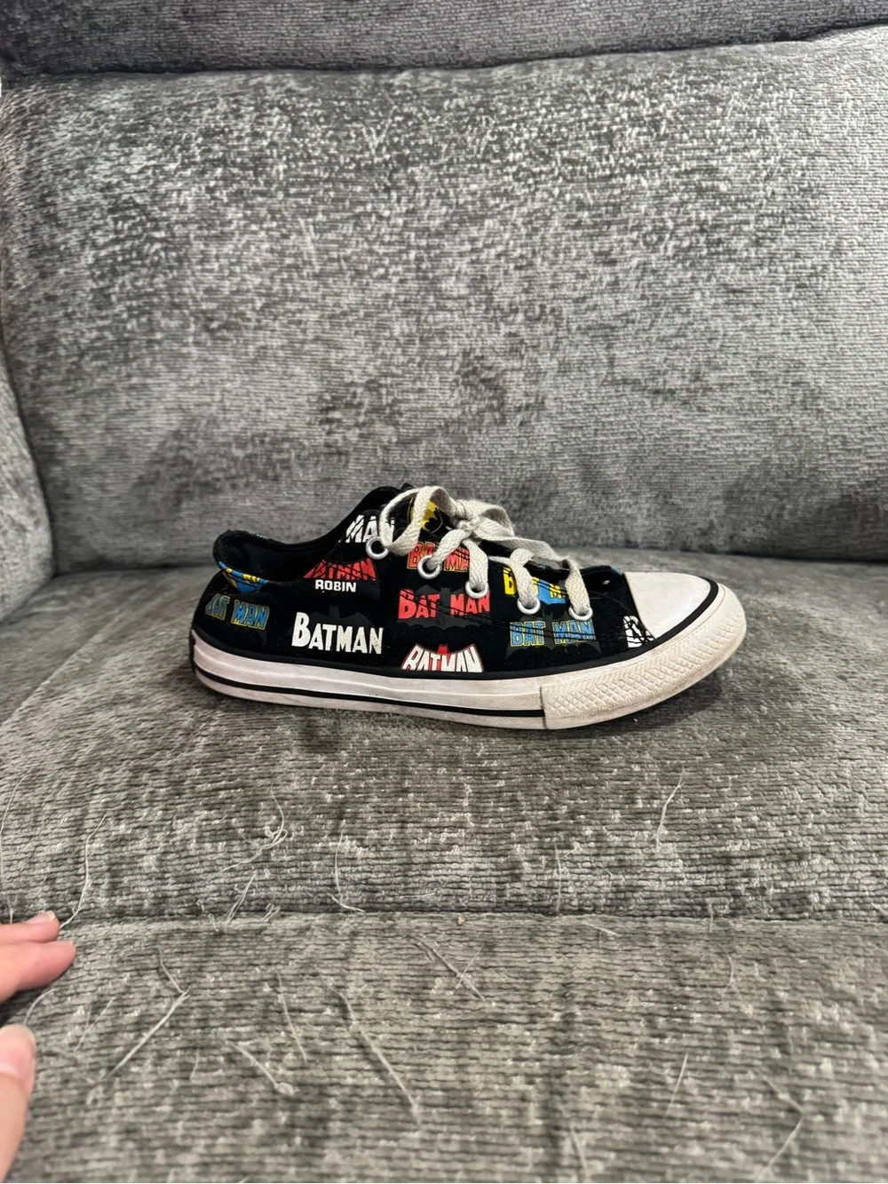 Converse X DC Comics All Star 80th Anniversary Batman Chuck Taylor Kids Size 3